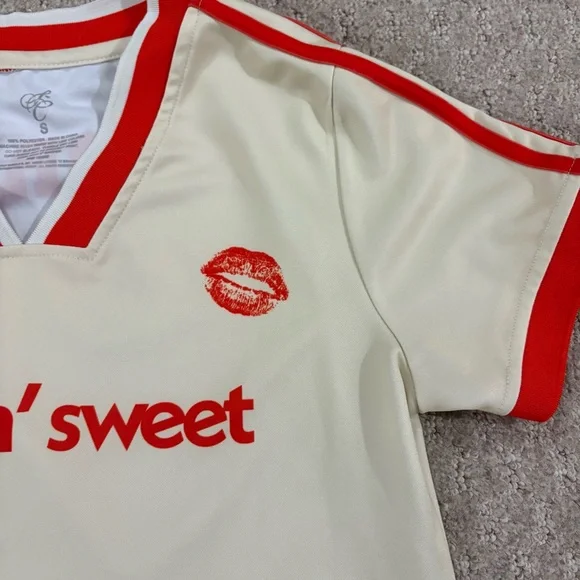 SABRINA CARPENTER Short n' Sweet Soccer Jersey Small - Picture 4 of 13